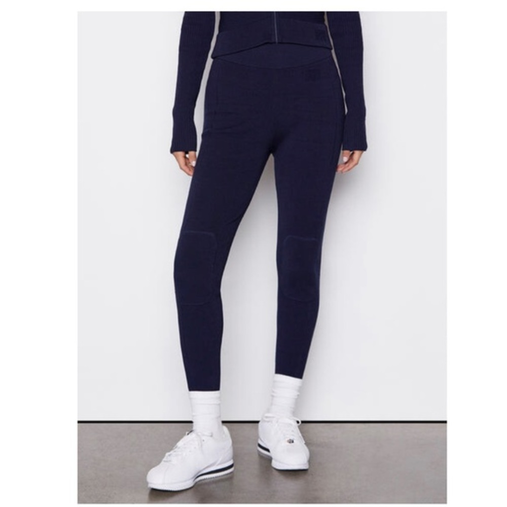 FRAME Ribbed-knit leggings